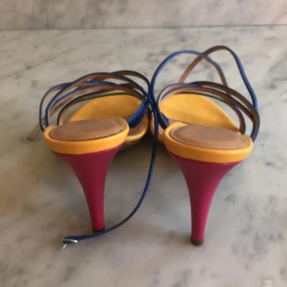 Rare Sergio Rossi Crayola Multi Strap Sandals 35.5 - Picture 4 of 7